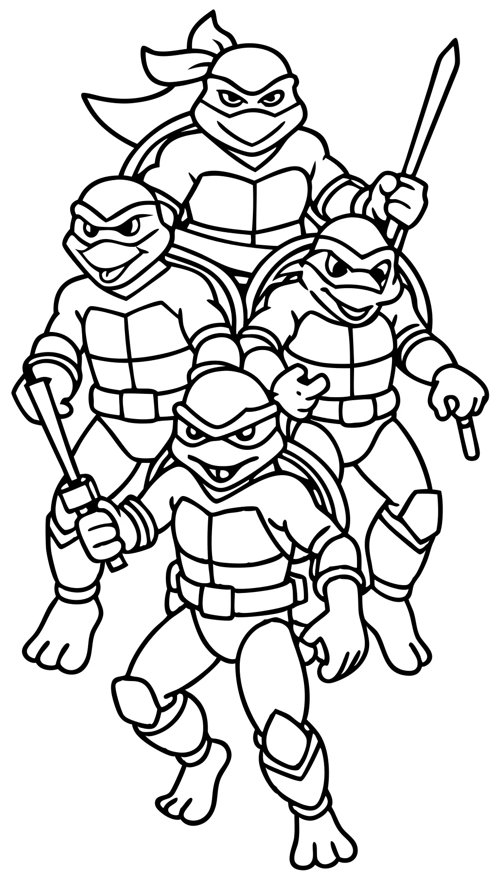 adolescents mutants ninja tortues coloriages gratuits